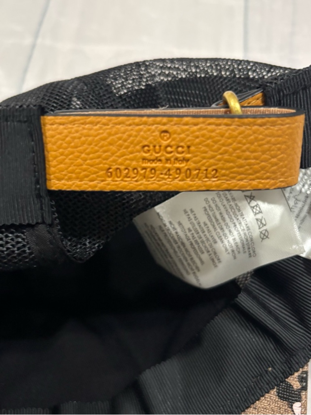Gucci Brown Monogram Mickey Mouse Trucker Cap - Picture 8 of 8